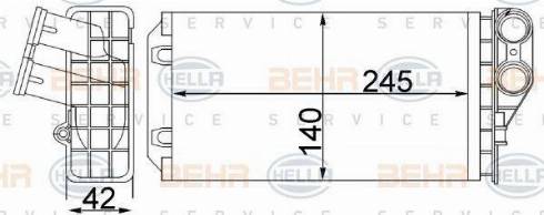 HELLA 8FH 351 311-264 - Siltummainis, Salona apsilde www.autospares.lv