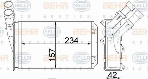 HELLA 8FH 351 311-284 - Siltummainis, Salona apsilde www.autospares.lv