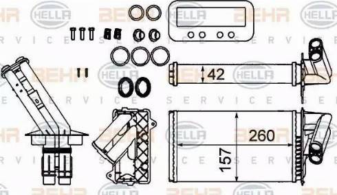 HELLA 8FH 351 311-714 - Siltummainis, Salona apsilde www.autospares.lv