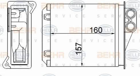 HELLA 8FH 351 313-594 - Siltummainis, Salona apsilde www.autospares.lv