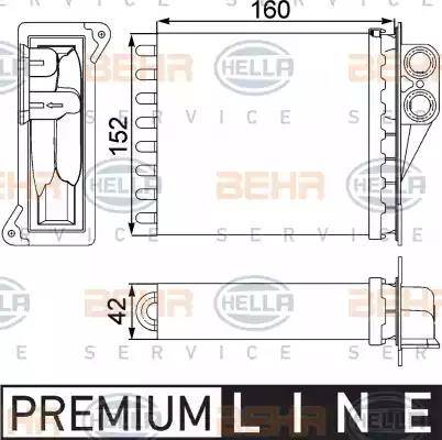 HELLA 8FH 351 313-591 - Siltummainis, Salona apsilde www.autospares.lv