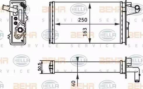 HELLA 8FH 351 313-041 - Siltummainis, Salona apsilde www.autospares.lv