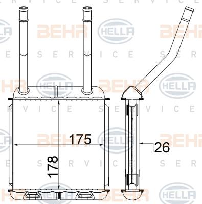 HELLA 8FH 351 313-034 - Siltummainis, Salona apsilde www.autospares.lv