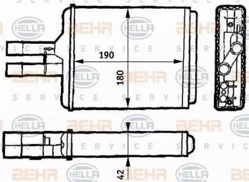 HELLA 8FH 351 313-141 - Siltummainis, Salona apsilde www.autospares.lv