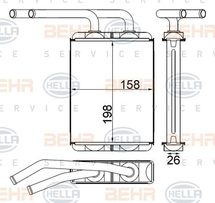 HELLA 8FH 351 313-324 - Siltummainis, Salona apsilde www.autospares.lv