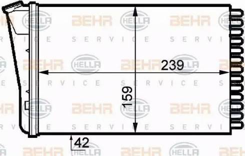 HELLA 8FH 351 313-291 - Siltummainis, Salona apsilde www.autospares.lv