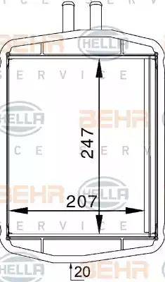 HELLA 8FH 351 313-241 - Siltummainis, Salona apsilde www.autospares.lv