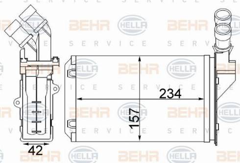 HELLA 8FH 351 331-404 - Siltummainis, Salona apsilde www.autospares.lv