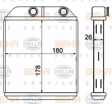 HELLA 8FH 351 333-154 - Siltummainis, Salona apsilde www.autospares.lv