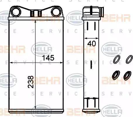 HELLA 8FH 351 333-184 - Siltummainis, Salona apsilde www.autospares.lv