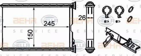 HELLA 8FH 351 333-224 - Siltummainis, Salona apsilde www.autospares.lv