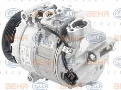 HELLA 8FK 351 006-461 - Compressor, air conditioning www.autospares.lv