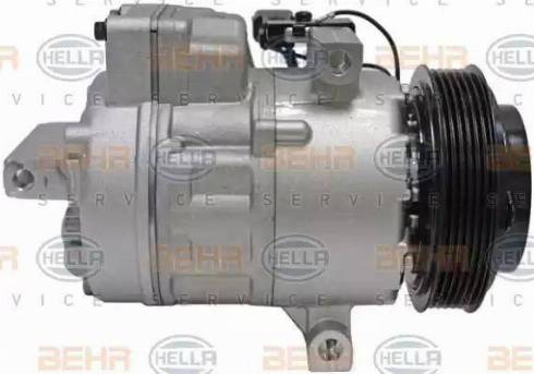 HELLA 8FK 351 001-291 - Kompresors, Gaisa kond. sistēma www.autospares.lv