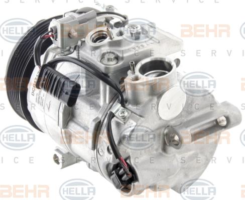 HELLA 8FK 351 008-301 - Compressor, air conditioning www.autospares.lv