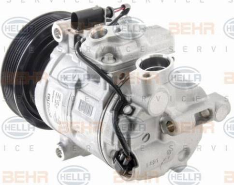 HELLA 8FK 351 008-261 - Compressor, air conditioning www.autospares.lv