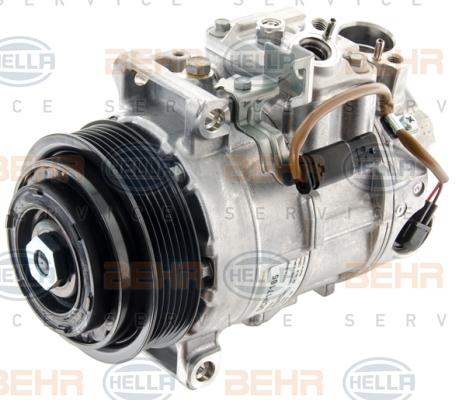 HELLA 8FK 351 008-271 - Compressor, air conditioning www.autospares.lv