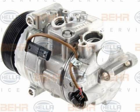 HELLA 8FK 351 008-271 - Compressor, air conditioning www.autospares.lv