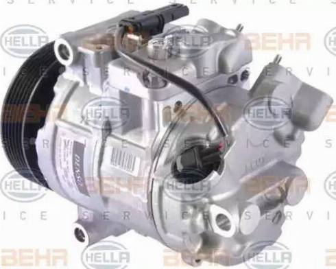 HELLA 8FK 351 002-441 - Kompresors, Gaisa kond. sistēma www.autospares.lv