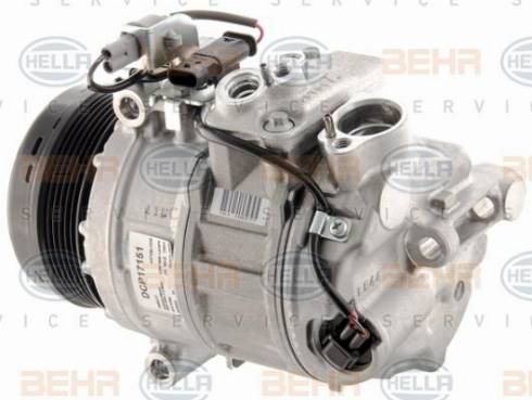 HELLA 8FK 351 007-081 - Compressor, air conditioning www.autospares.lv