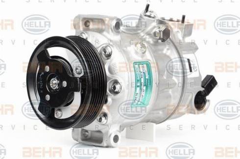 HELLA 8FK 351 007-031 - Compressor, air conditioning www.autospares.lv