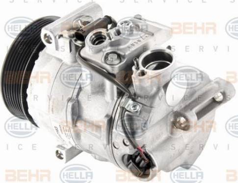 HELLA 8FK 351 007-151 - Kompresors, Gaisa kond. sistēma www.autospares.lv