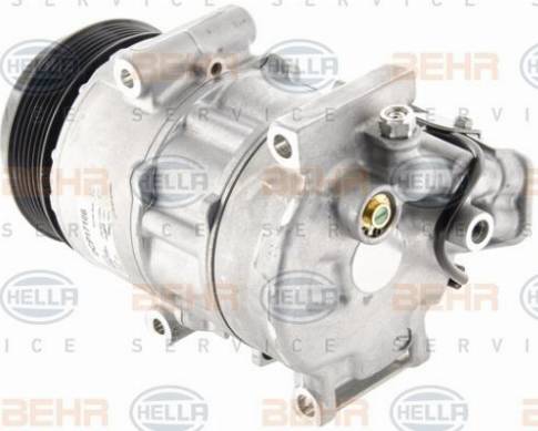 HELLA 8FK 351 007-101 - Compressor, air conditioning www.autospares.lv