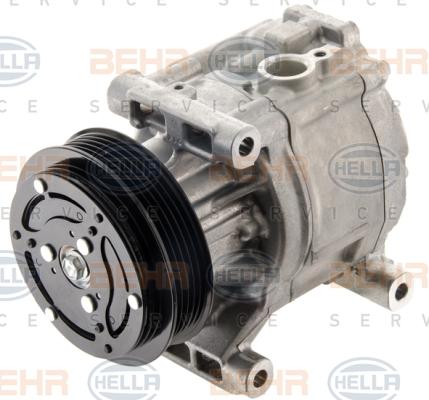 HELLA 8FK 351 007-201 - Kompresors, Gaisa kond. sistēma www.autospares.lv