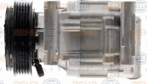 HELLA 8FK 351 007-201 - Kompresors, Gaisa kond. sistēma www.autospares.lv