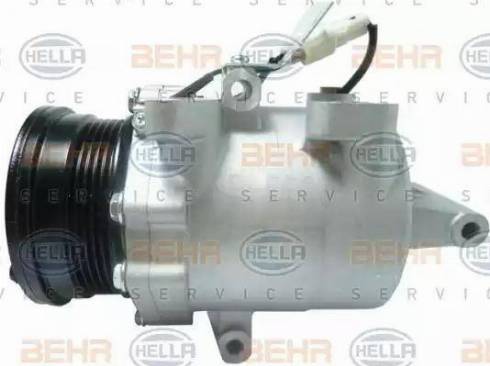 HELLA 8FK 351 109-961 - Kompresors, Gaisa kond. sistēma www.autospares.lv