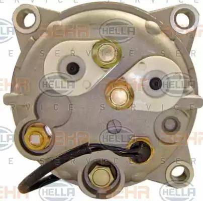 HELLA 8FK 351 109-561 - Compressor, air conditioning www.autospares.lv