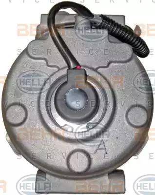 HELLA 8FK 351 109-001 - Kompresors, Gaisa kond. sistēma www.autospares.lv