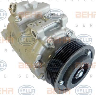 HELLA 8FK 351 105-941 - Kompresors, Gaisa kond. sistēma www.autospares.lv