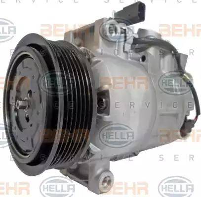 HELLA 8FK 351 105-661 - Kompresors, Gaisa kond. sistēma www.autospares.lv