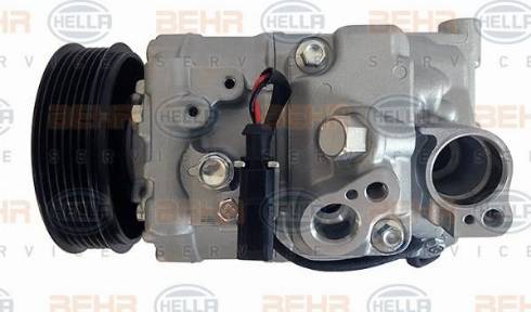 HELLA 8FK 351 105-611 - Compressor, air conditioning www.autospares.lv