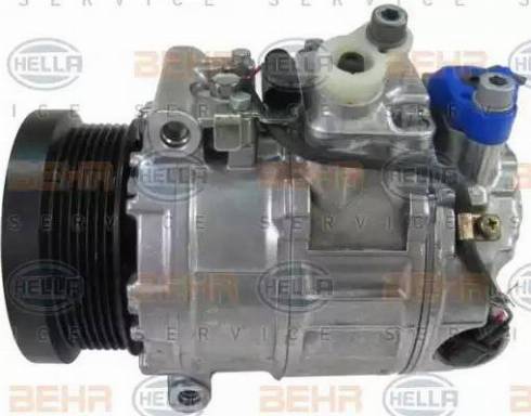 HELLA 8FK 351 105-141 - Compressor, air conditioning www.autospares.lv