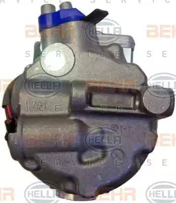 HELLA 8FK 351 105-381 - Compressor, air conditioning www.autospares.lv