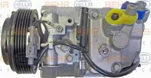 HELLA 8FK 351 105-281 - Kompresors, Gaisa kond. sistēma www.autospares.lv