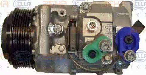 HELLA 8FK 351 105-271 - Compressor, air conditioning www.autospares.lv