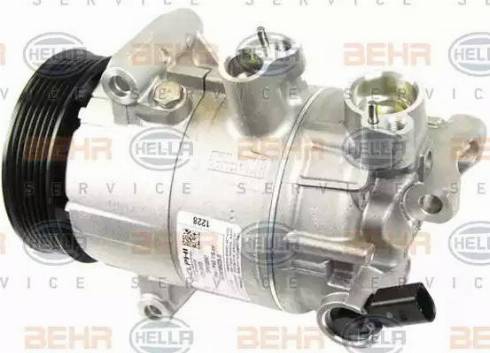 HELLA 8FK 351 106-251 - Kompresors, Gaisa kond. sistēma www.autospares.lv