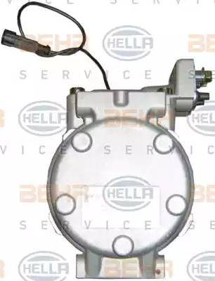 HELLA 8FK 351 108-981 - Kompresors, Gaisa kond. sistēma www.autospares.lv