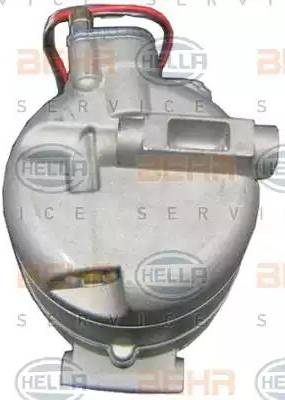 HELLA 8FK 351 108-251 - Kompresors, Gaisa kond. sistēma www.autospares.lv