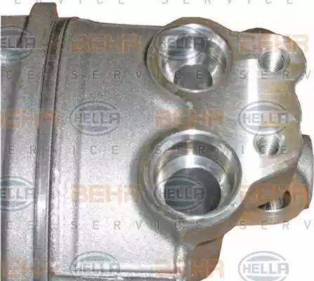 HELLA 8FK 351 114-141 - Kompresors, Gaisa kond. sistēma www.autospares.lv