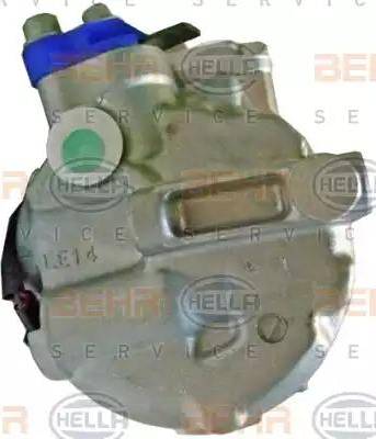 HELLA 8FK 351 114-381 - Compressor, air conditioning www.autospares.lv