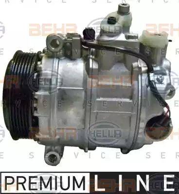 HELLA 8FK 351 114-371 - Compressor, air conditioning www.autospares.lv