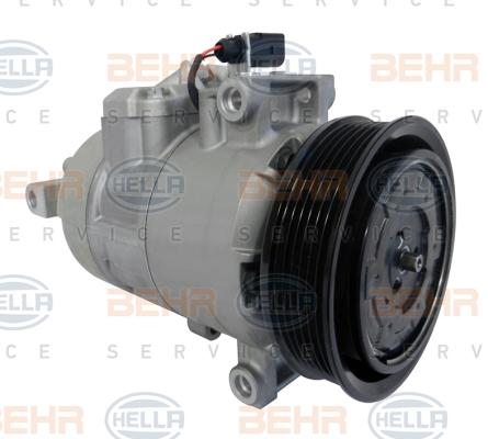 HELLA 8FK 351 114-721 - Compressor, air conditioning www.autospares.lv