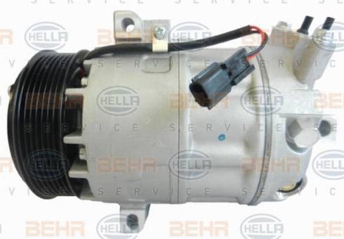 HELLA 8FK 351 115-631 - Kompresors, Gaisa kond. sistēma www.autospares.lv