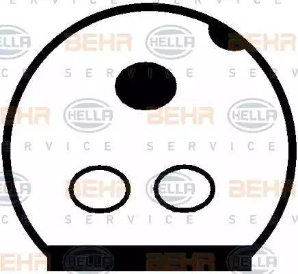 HELLA 8FK 351 110-631 - Kompresors, Gaisa kond. sistēma www.autospares.lv