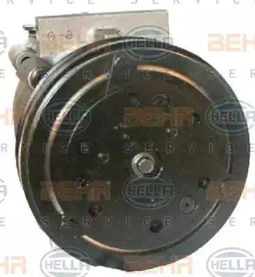 HELLA 8FK 351 113-711 - Kompresors, Gaisa kond. sistēma www.autospares.lv