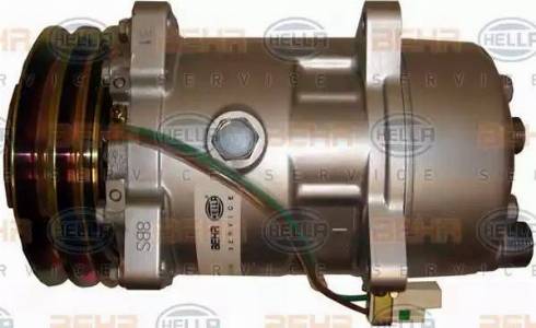 HELLA 8FK 351 117-031 - Compressor, air conditioning www.autospares.lv