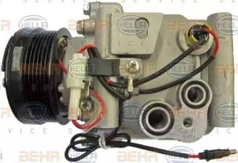 HELLA 8FK 351 134-671 - Kompresors, Gaisa kond. sistēma www.autospares.lv